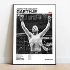 Black and White Boxing Legends ILIA TOPURIA Canvas Poster Boxing Fighting Canvas Print Painting Wall Decor for Gym Home Decor