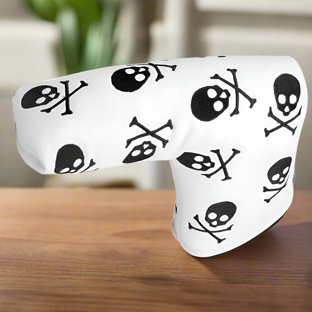 Golf Putter Head Cover – (Black & White)