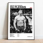 Black and White Boxing Legends ILIA TOPURIA Canvas Poster Boxing Fighting Canvas Print Painting Wall Decor for Gym Home Decor