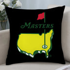 Masters Golf Plush Pillow Cover – Augusta Vibes for Your Sofa