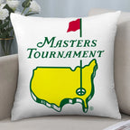 Masters Golf Plush Pillow Cover – Augusta Vibes for Your Sofa