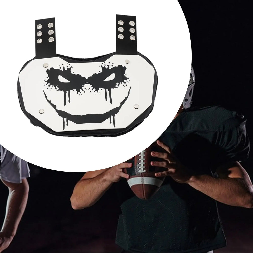 Football Backboard Rugby Back Pads Universal Fit Lightweight with Padding Rear