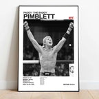 Black and White Boxing Legends ILIA TOPURIA Canvas Poster Boxing Fighting Canvas Print Painting Wall Decor for Gym Home Decor