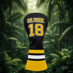 Golf Headcovers For Golf Driver Head Cover Embroidery Gilmaore 18 Premium Leather Driver Fairway Wood HybridBlade Putter Coer Ma