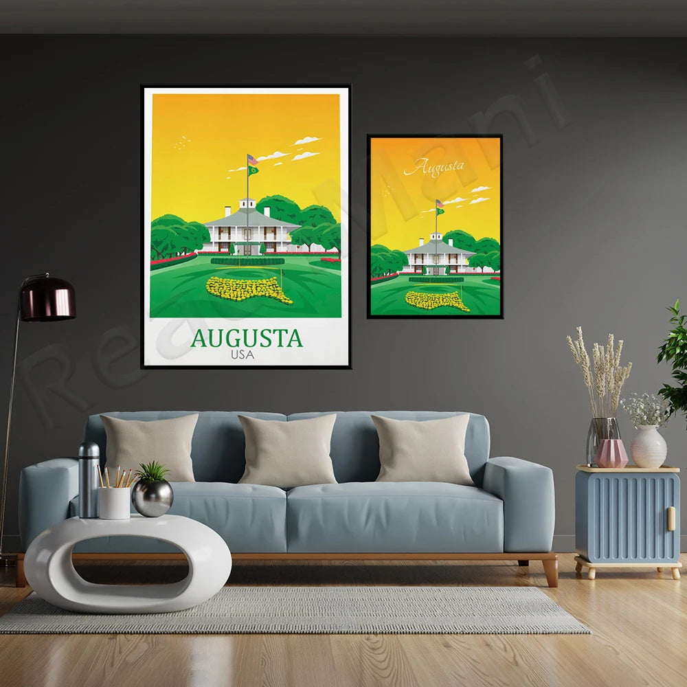 Augusta National Canvas Print – Masters Golf Wall Art