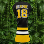 Golf Headcovers For Golf Driver Head Cover Embroidery Gilmaore 18 Premium Leather Driver Fairway Wood HybridBlade Putter Coer Ma