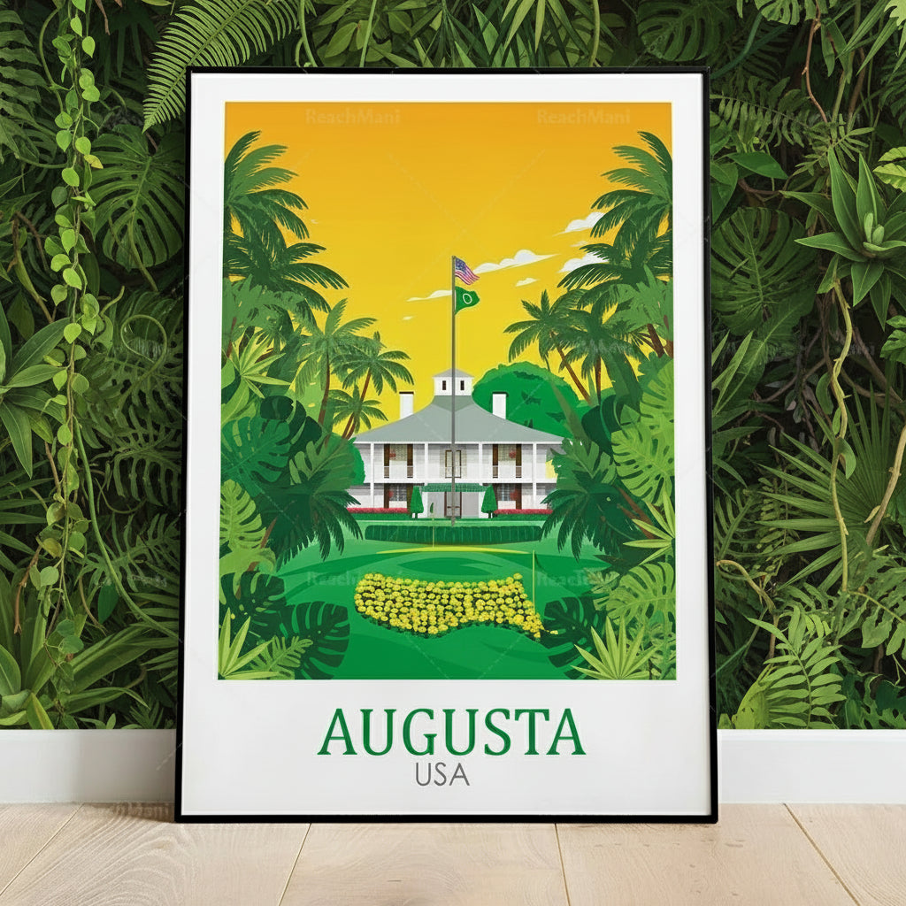 Augusta National Canvas Print – Masters Golf Wall Art