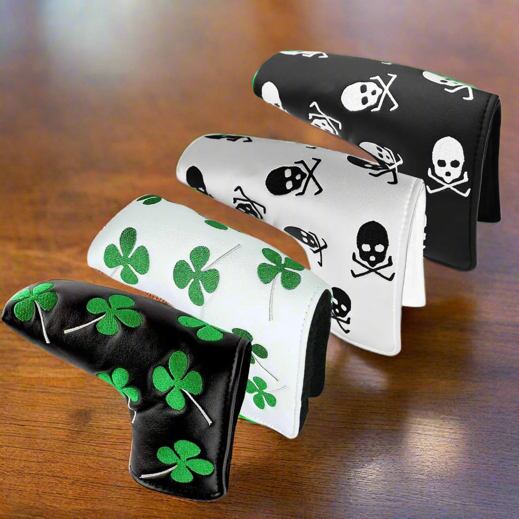 Golf Putter Head Cover – (Black & White)