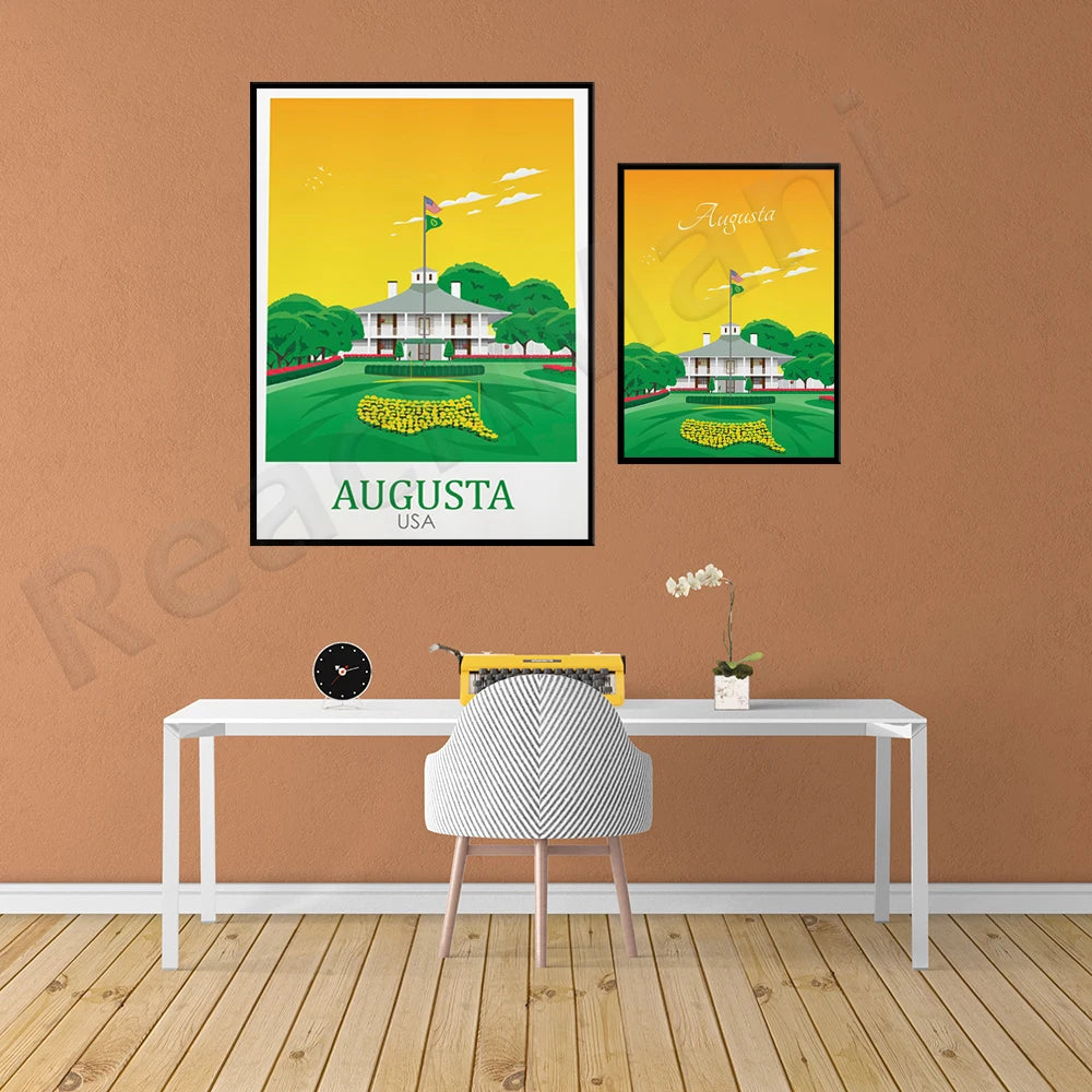 Augusta National Canvas Print – Masters Golf Wall Art