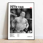 Black and White Boxing Legends ILIA TOPURIA Canvas Poster Boxing Fighting Canvas Print Painting Wall Decor for Gym Home Decor